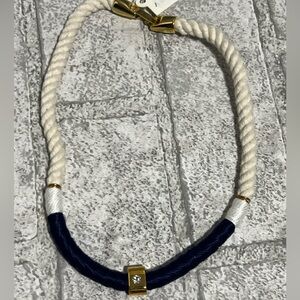 Allison Cole nautical rope necklace new